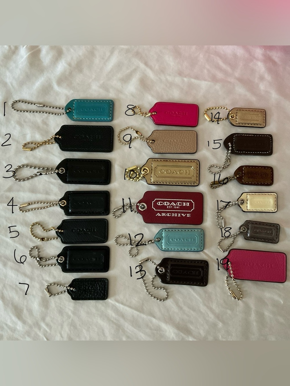 Coach Hangtag - individual or multiple